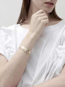 bracelet bronze jagged cuff