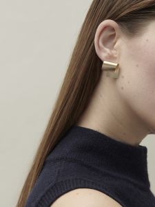 small folded earrings